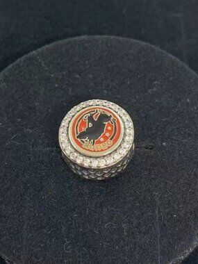 Pandora Engravable RodeoBucking Bull Charm Sterling silver